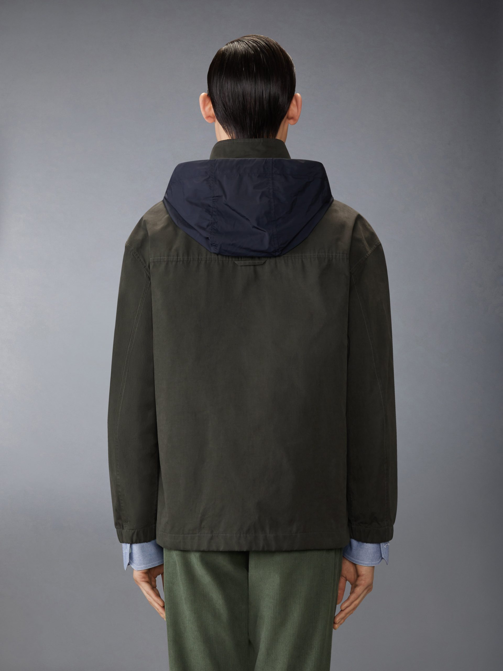 WAXED TECH HOODED ANORAK JACKET - Image 6