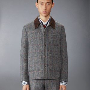 HUNTING TWEED UTILITY JACKET