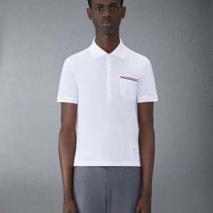 PIQUE POCKET POLO