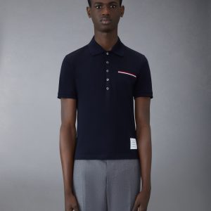 PIQUE POCKET POLO