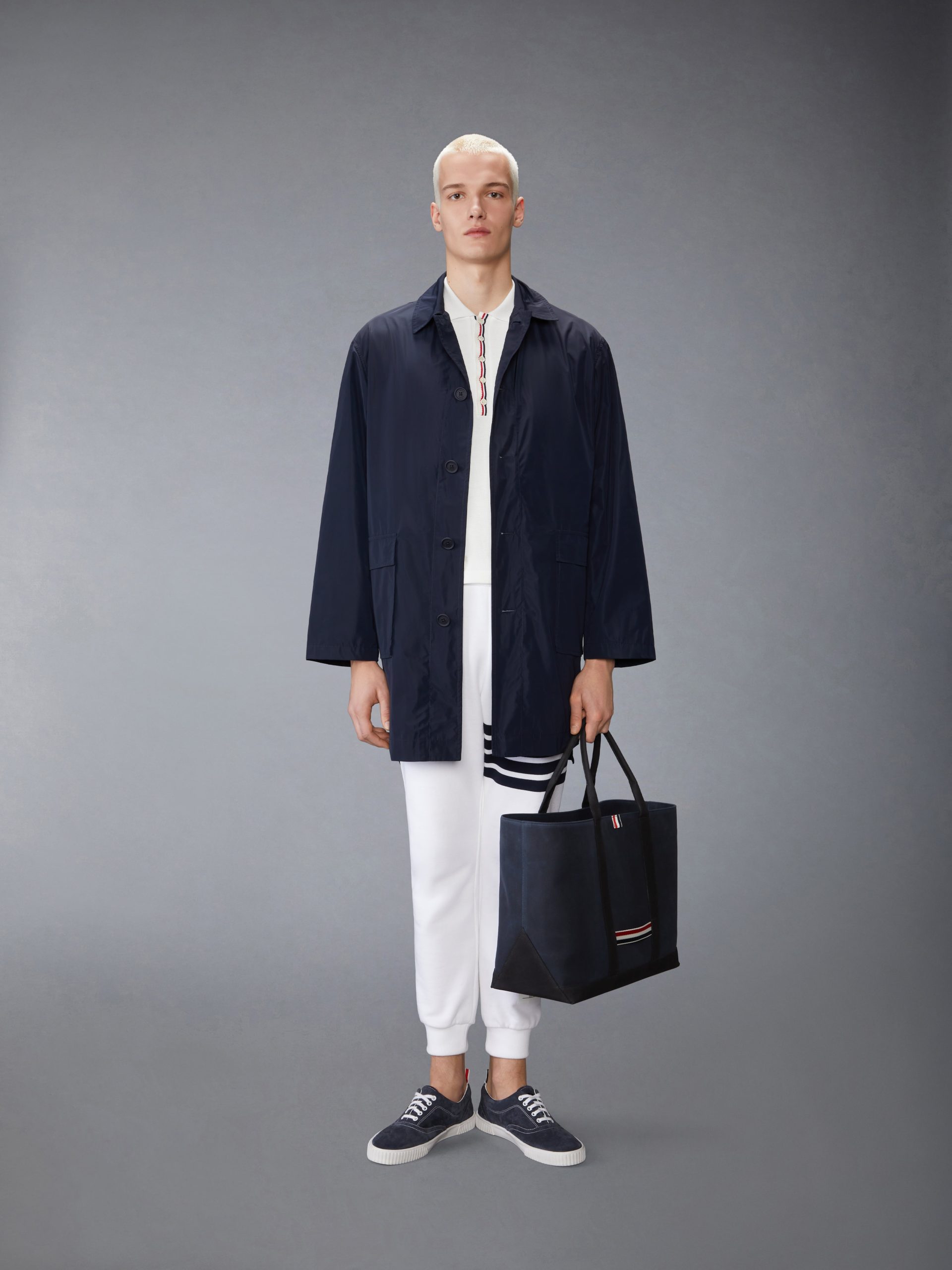 COTTON WAFFLE RIB CUFF POLO - Image 3