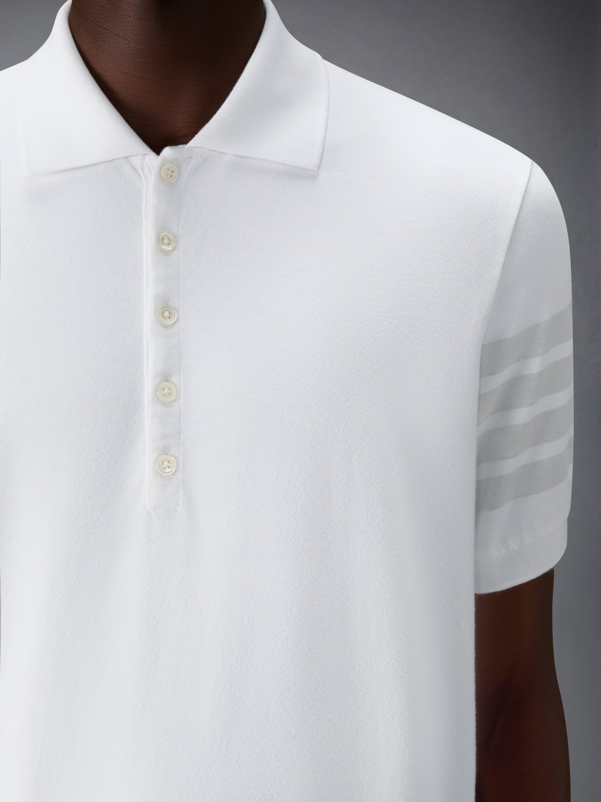 GARMENT OVERDYED JERSEY 4-BAR POLO - Image 5