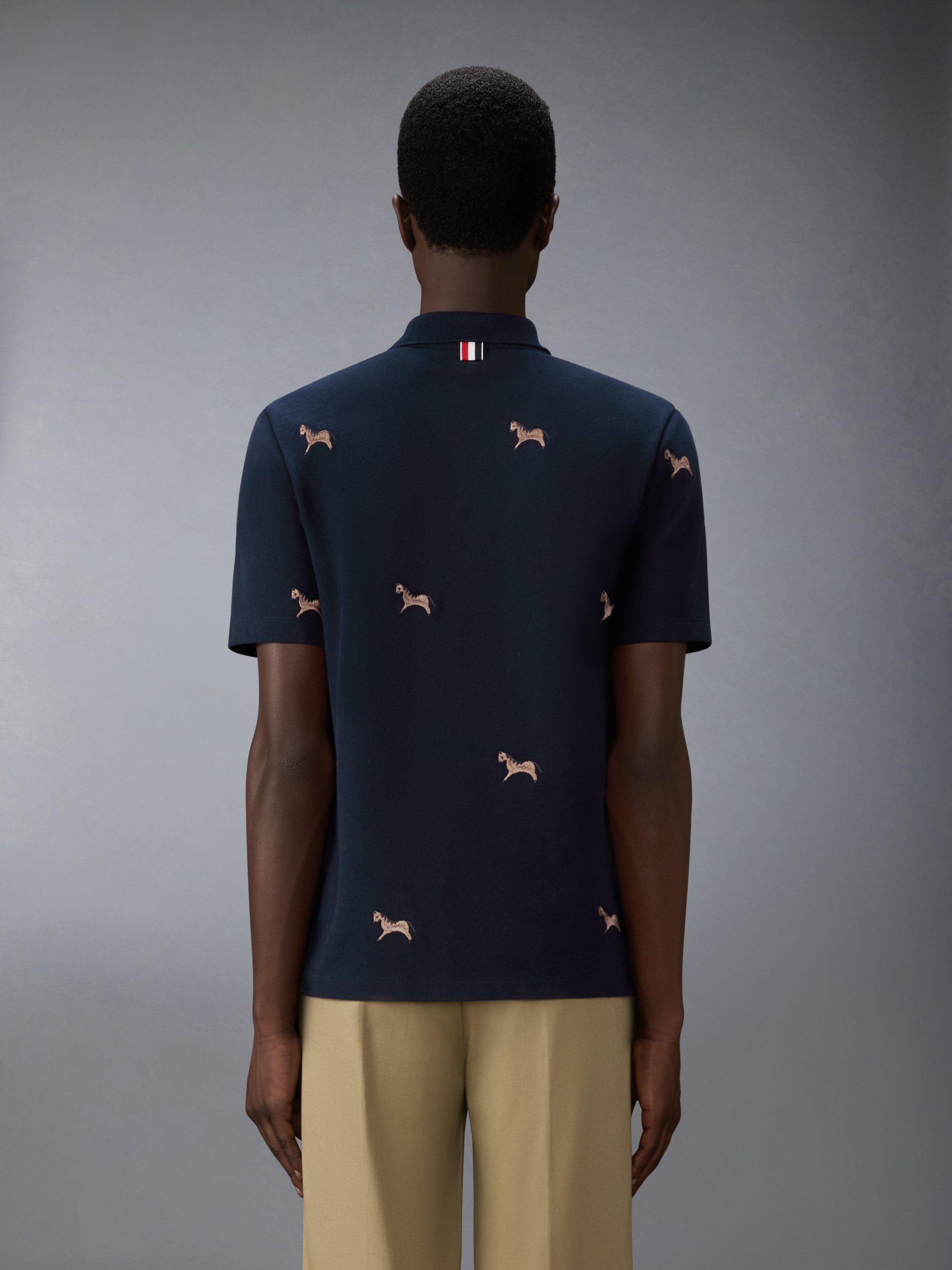 LUNAR NEW YEAR PIQUE HORSE EMBROIDERY POLO - Image 2