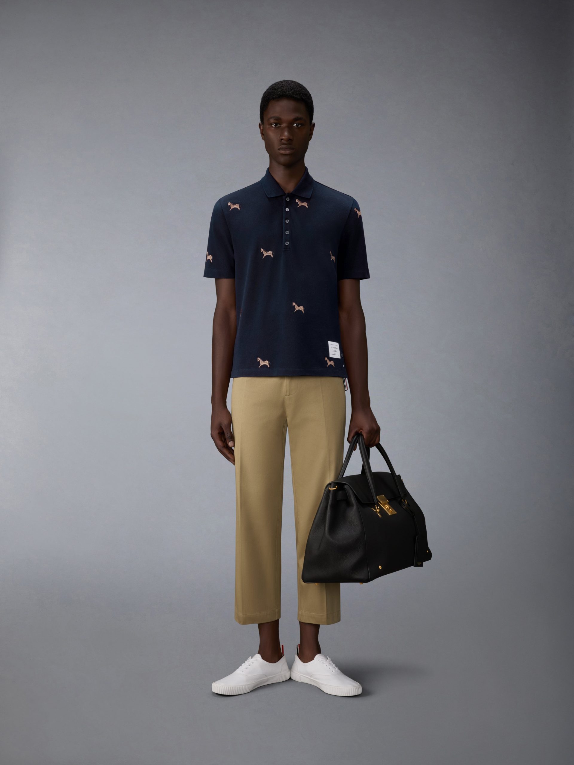 LUNAR NEW YEAR PIQUE HORSE EMBROIDERY POLO - Image 3