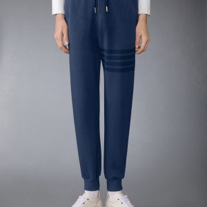 SOLID LOOPBACK OVERDYED 4-BAR SWEATPANTS