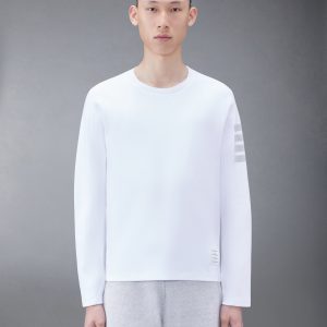 MILANO COTTON 4-BAR LONG SLEEVE TEE