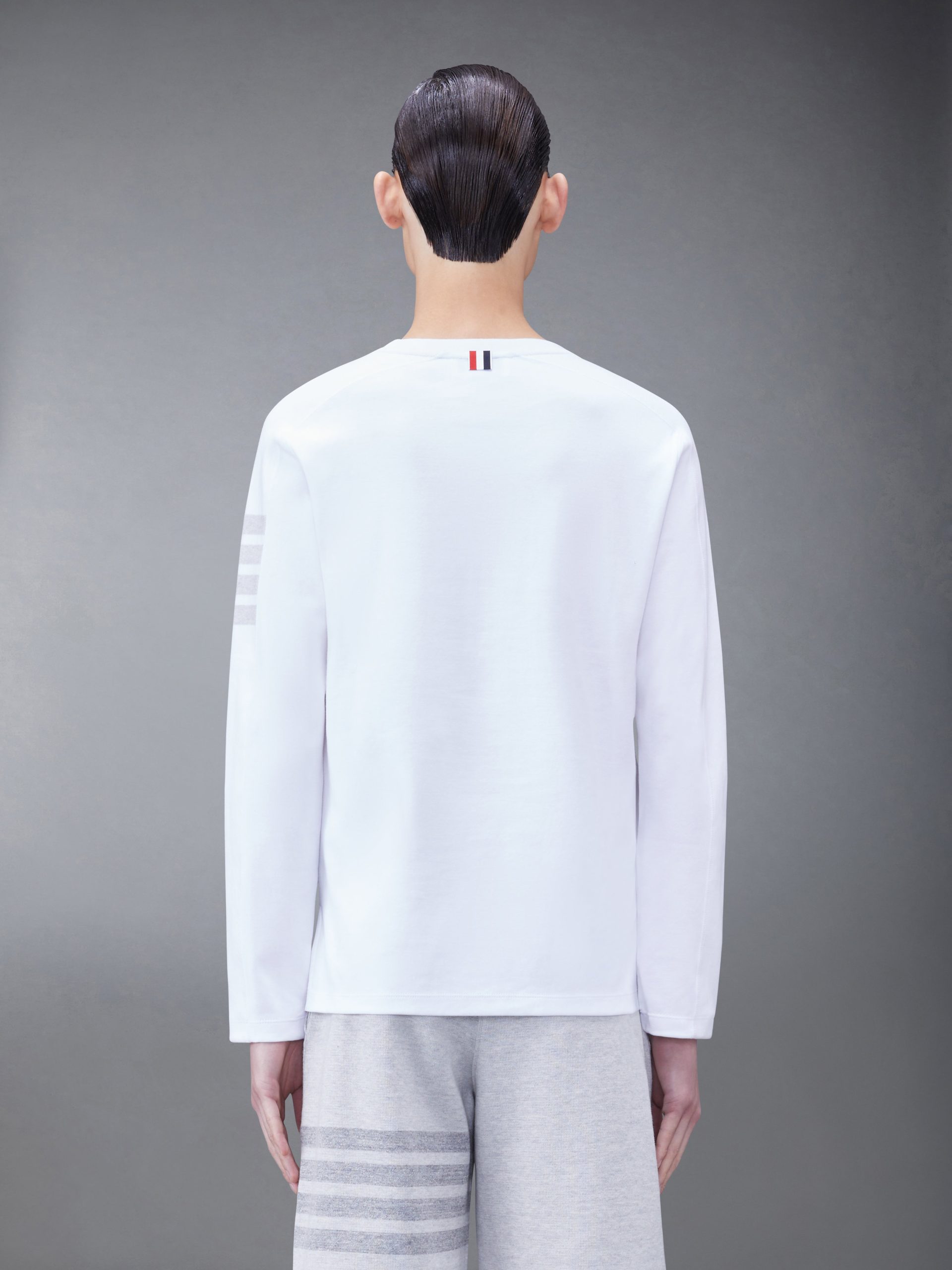 MILANO COTTON 4-BAR LONG SLEEVE TEE - Image 2