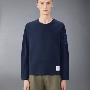 MILANO COTTON 4-BAR LONG SLEEVE TEE