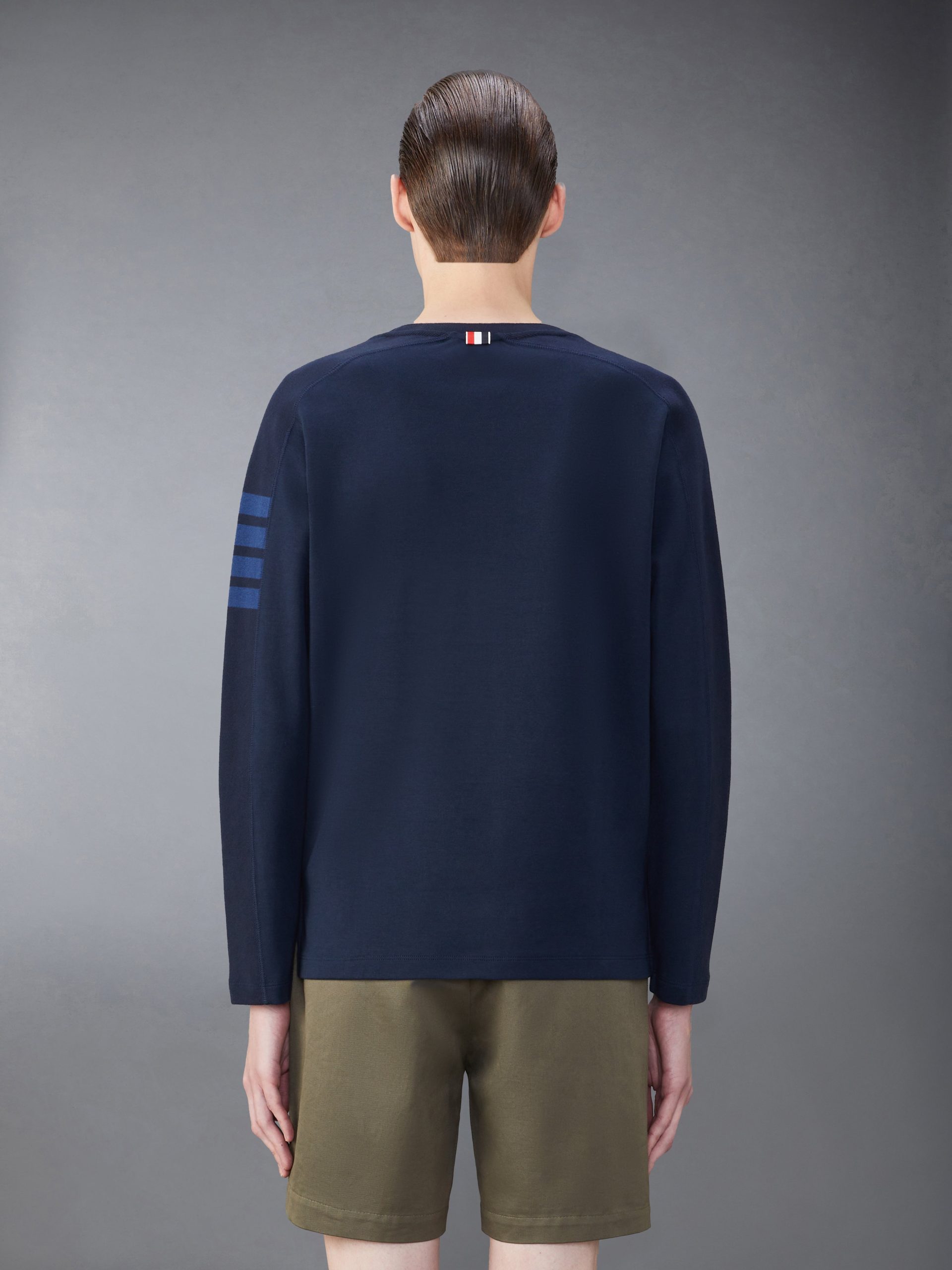 MILANO COTTON 4-BAR LONG SLEEVE TEE - Image 2