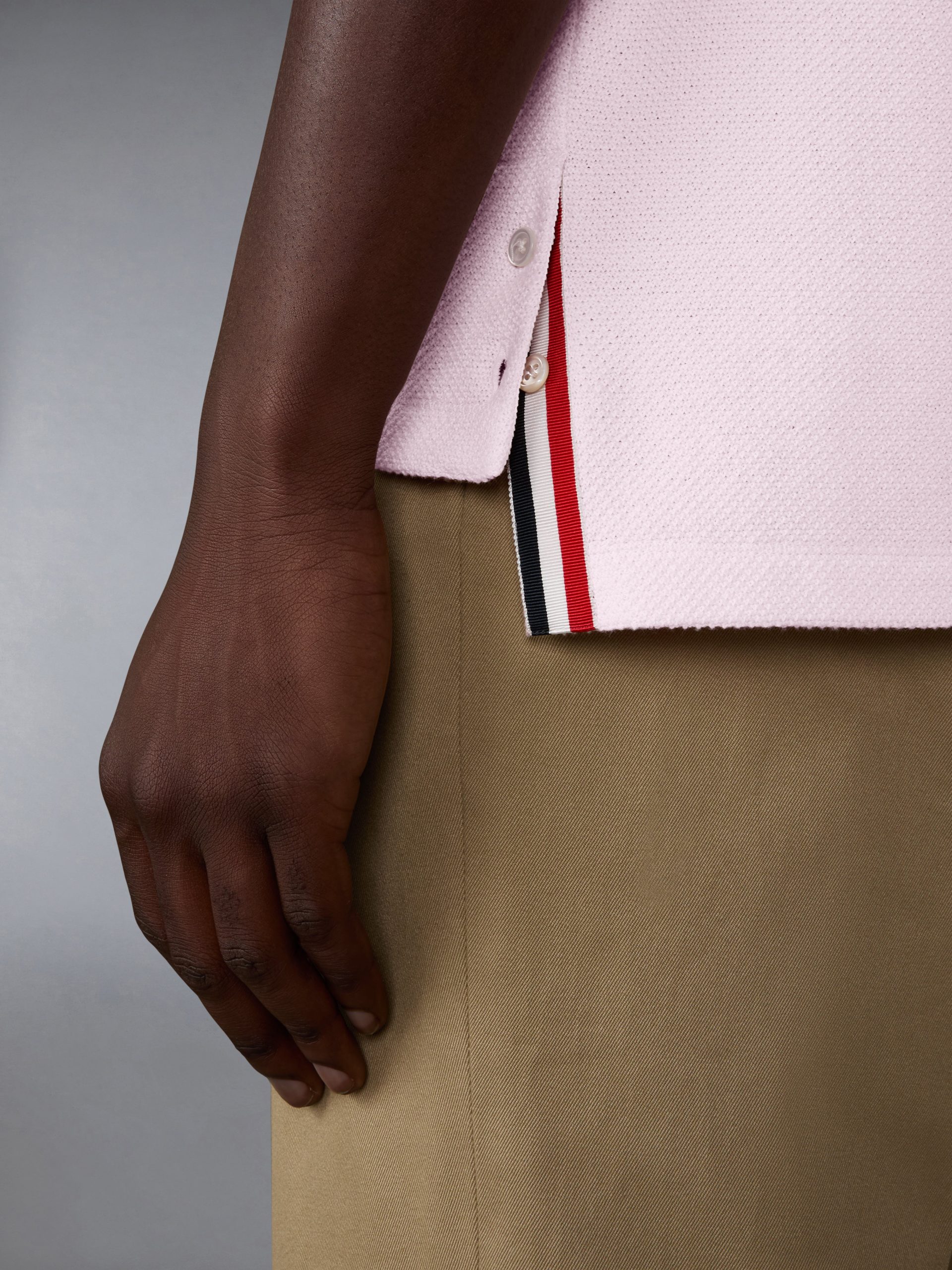 TEXTURED PIQUE 4-BAR TEE - Image 4