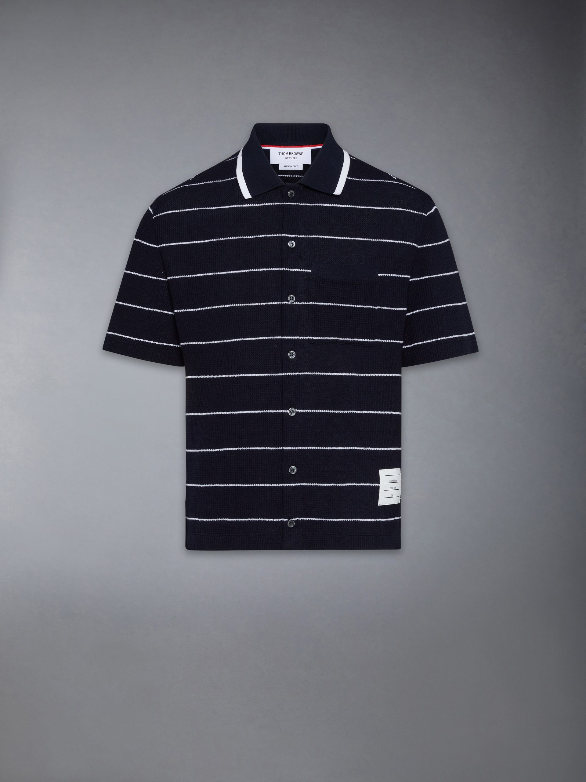 STRIPE WAFFLE SHORT SLEEVE SHIRT - Image 5
