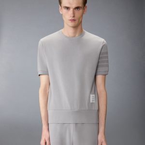 COTTON JERSEY 4-BAR TEE