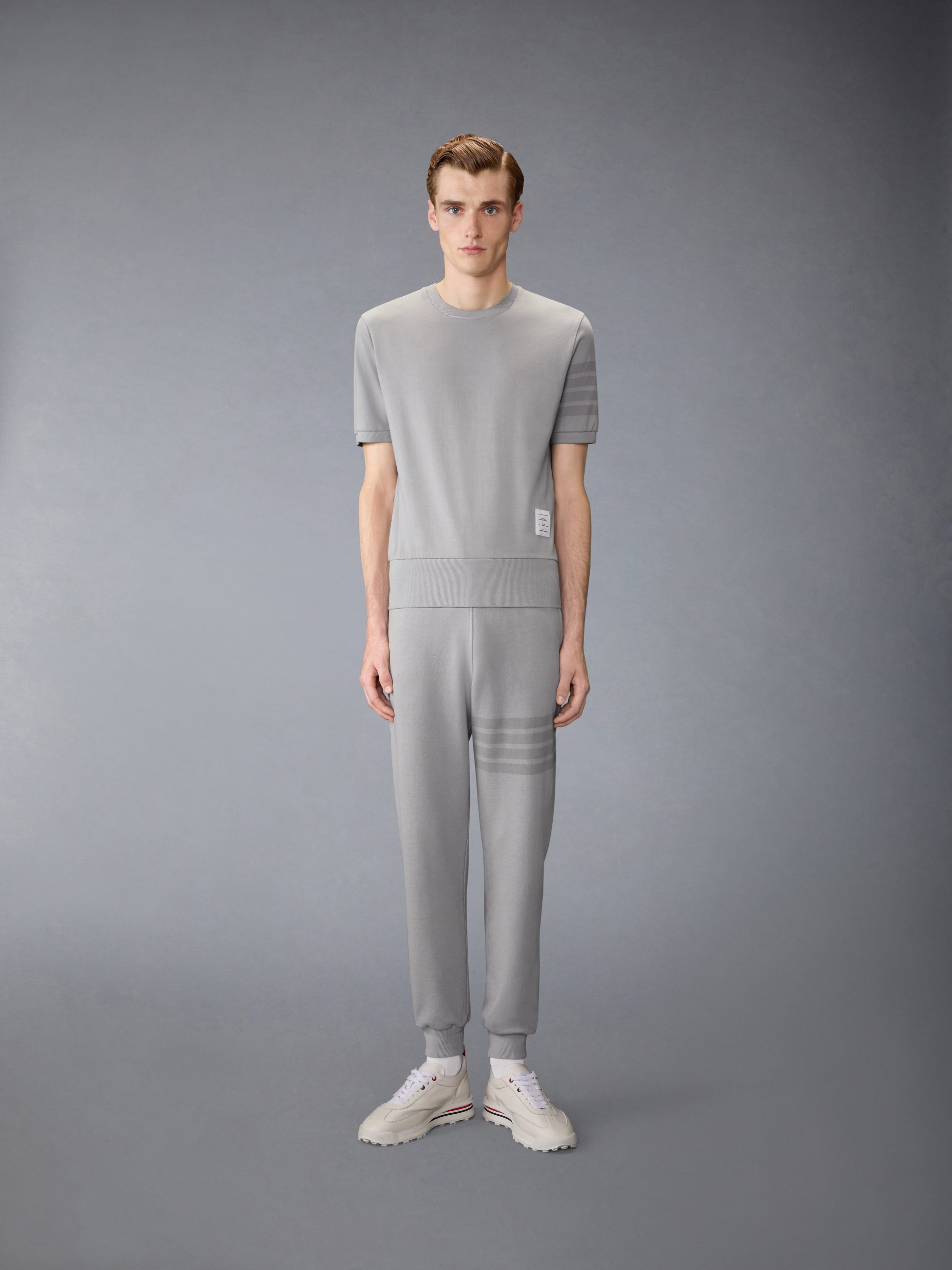 COTTON JERSEY 4-BAR TEE - Image 3