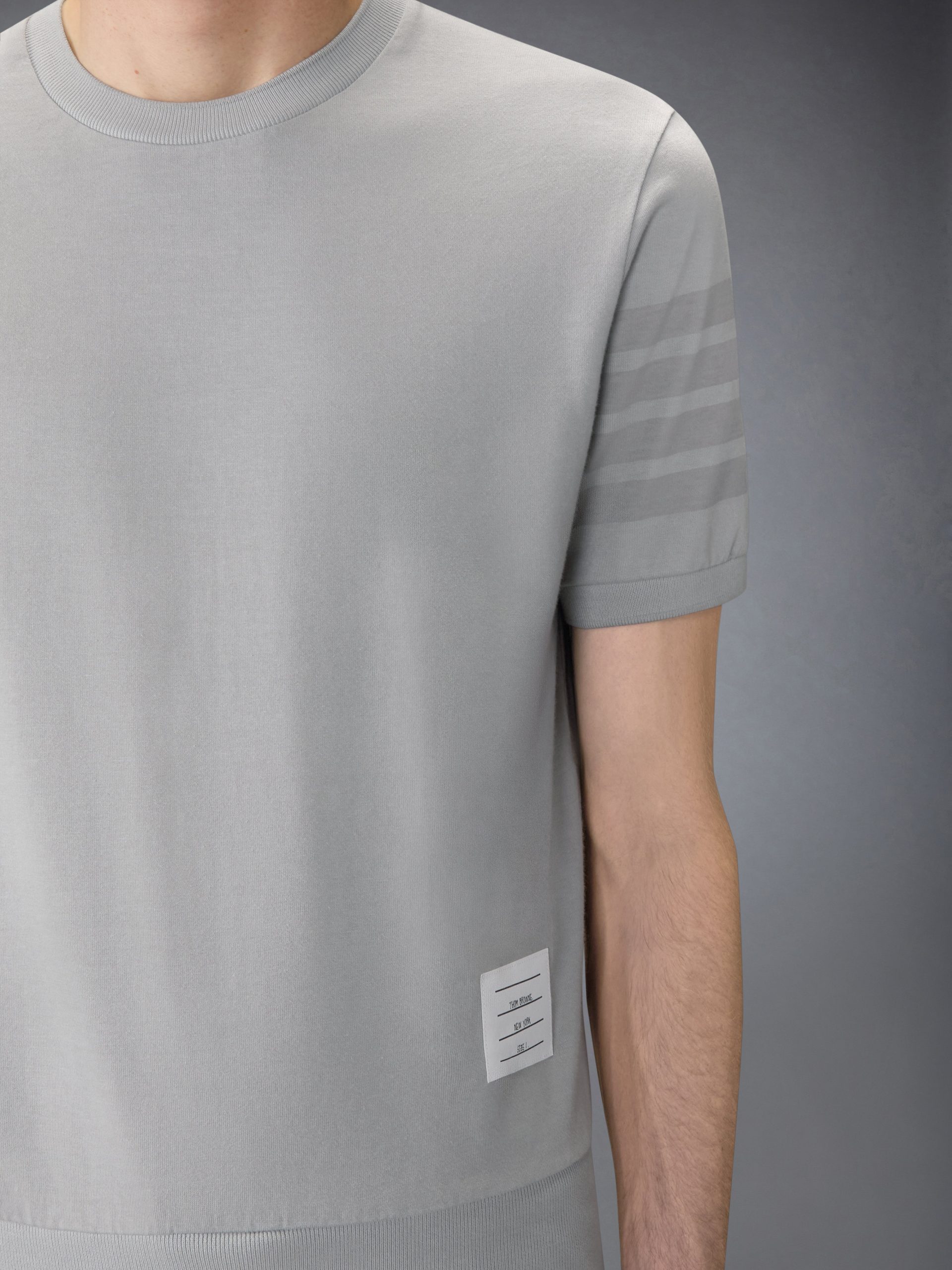 COTTON JERSEY 4-BAR TEE - Image 5