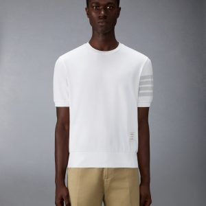 COTTON JERSEY 4-BAR TEE