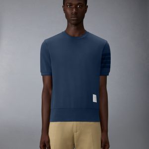 COTTON JERSEY 4-BAR TEE