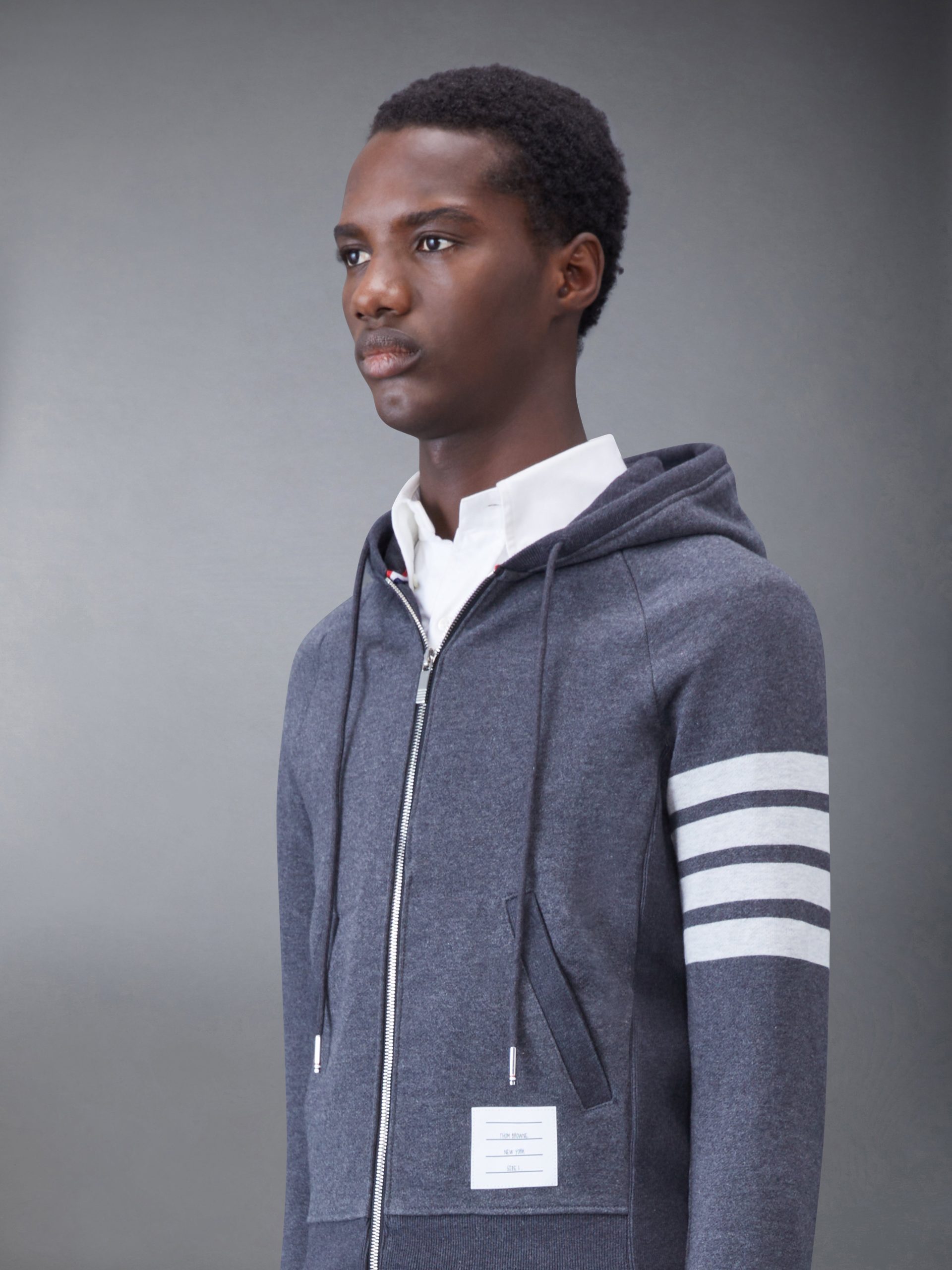 CLASSIC LOOPBACK 4-BAR ZIP HOODIE - Image 4