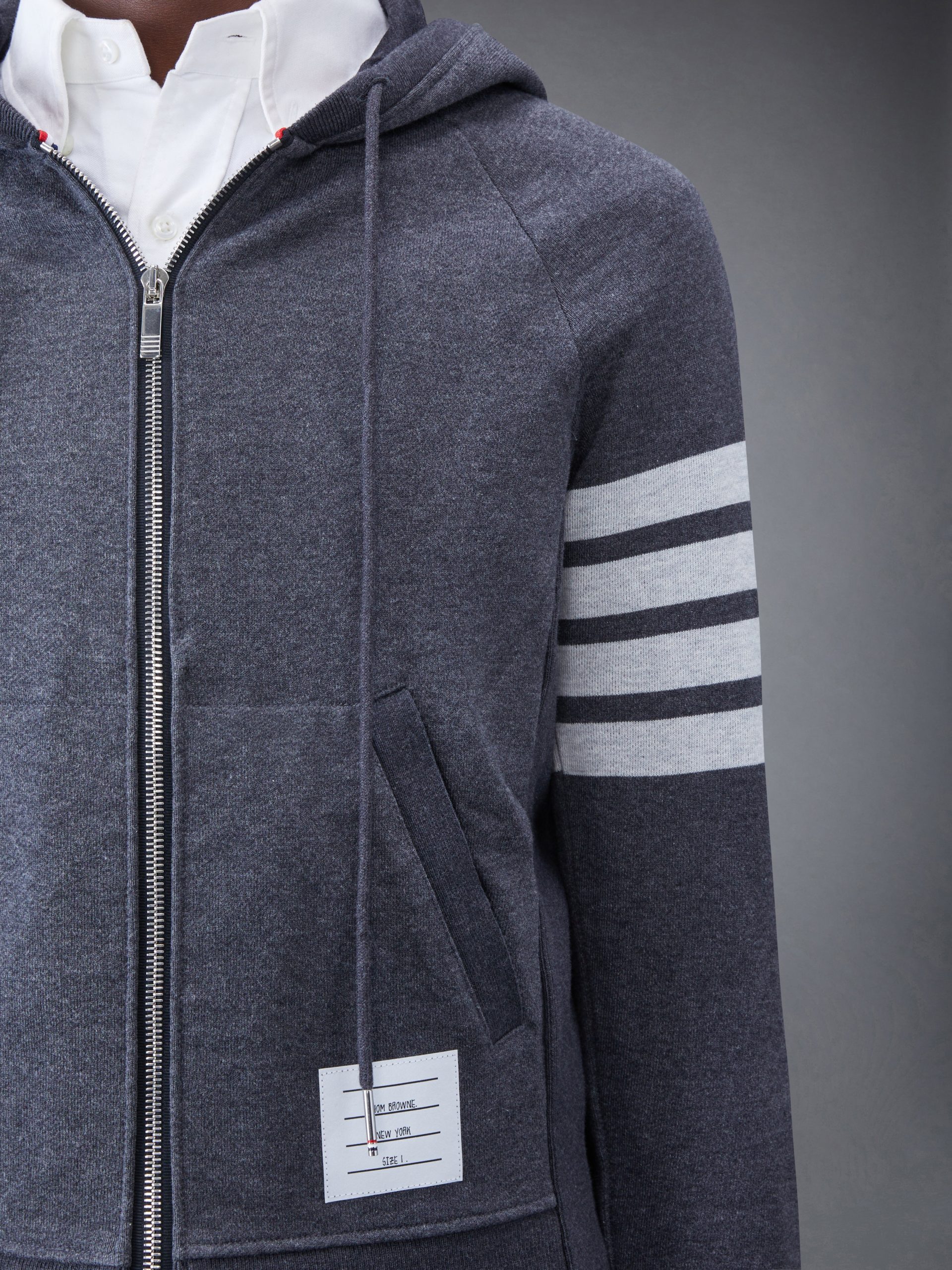 CLASSIC LOOPBACK 4-BAR ZIP HOODIE - Image 5