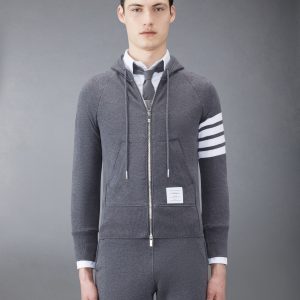 CLASSIC LOOPBACK 4-BAR FULL ZIP HOODIE