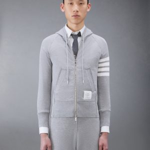 CLASSIC LOOPBACK 4-BAR FULL ZIP HOODIE