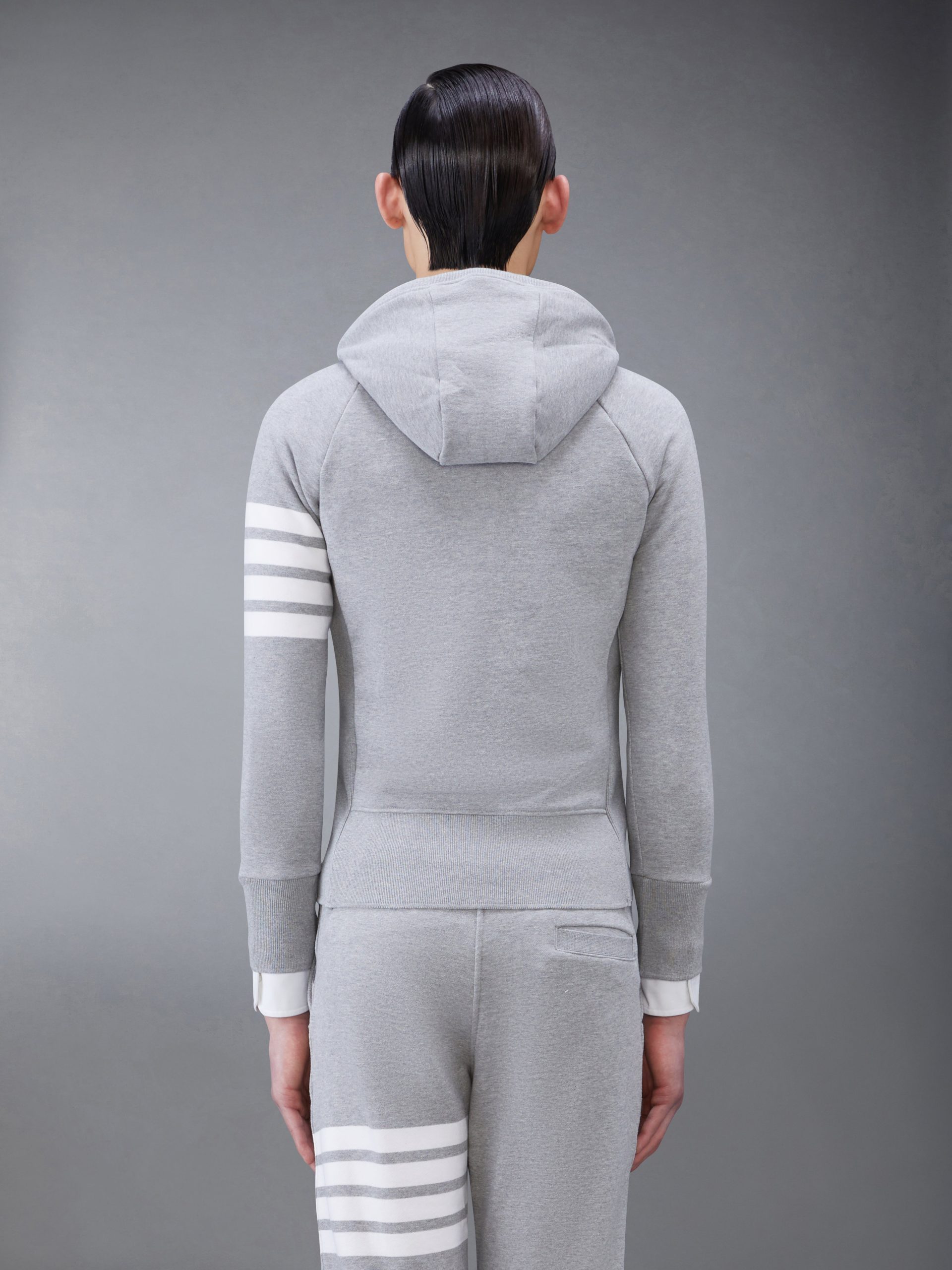 CLASSIC LOOPBACK 4-BAR FULL ZIP HOODIE - Image 2