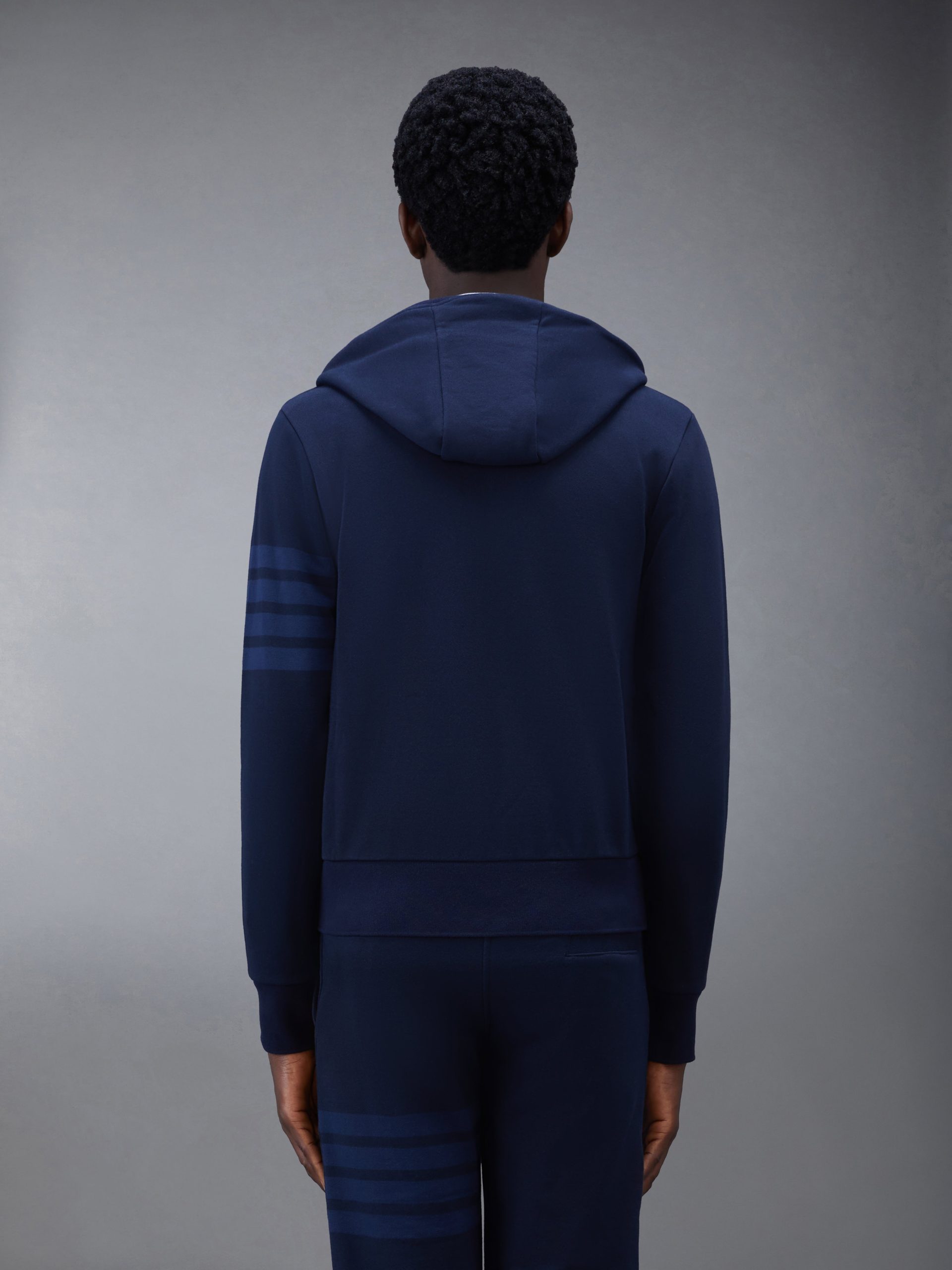 CLASSIC LOOPBACK 4-BAR FULL ZIP HOODIE - Image 2