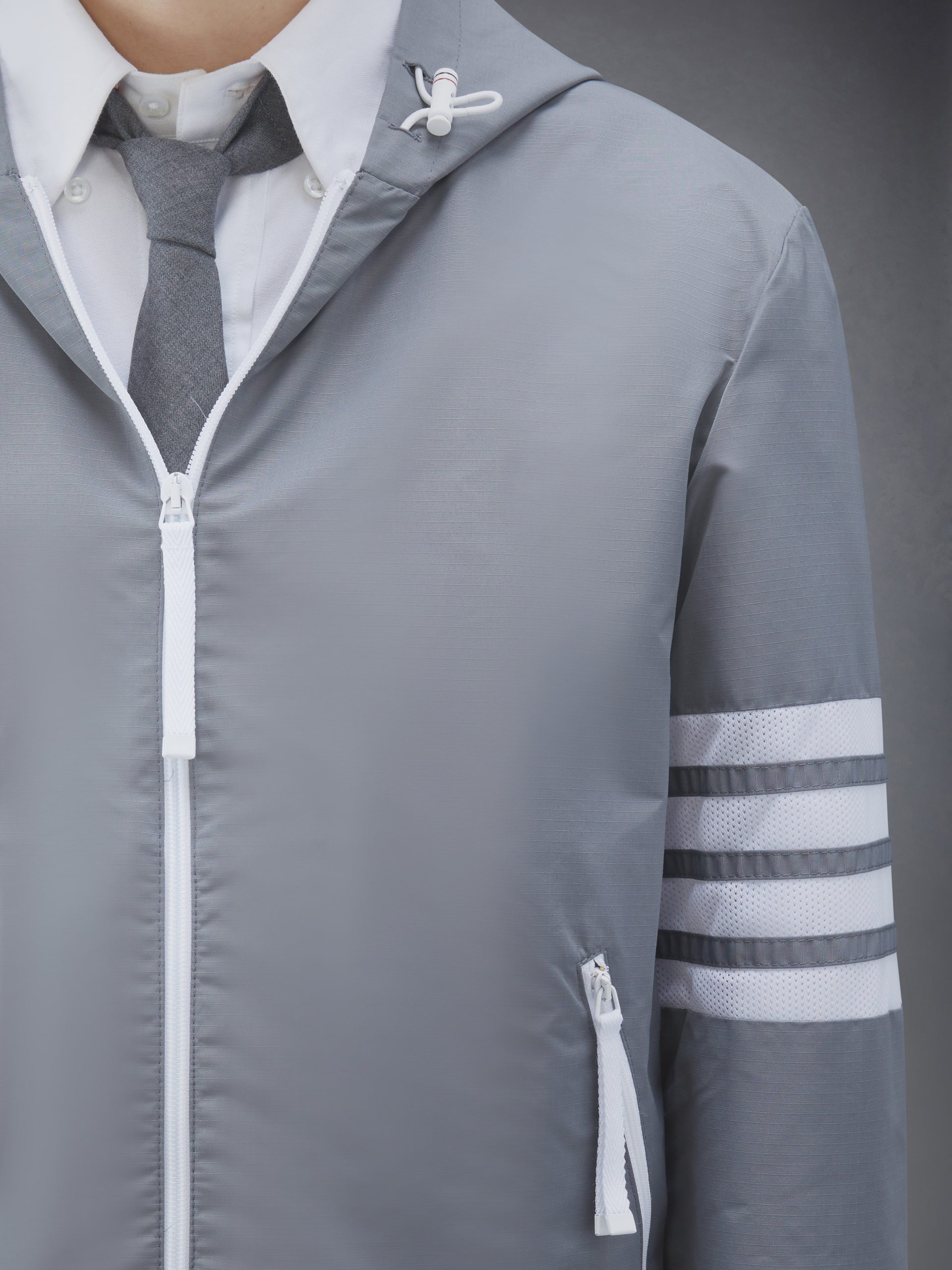 RIPSTOP MESH 4-BAR HOODED JACKET - Image 5