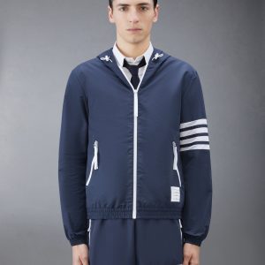 RIPSTOP MESH 4-BAR HOODED JACKET