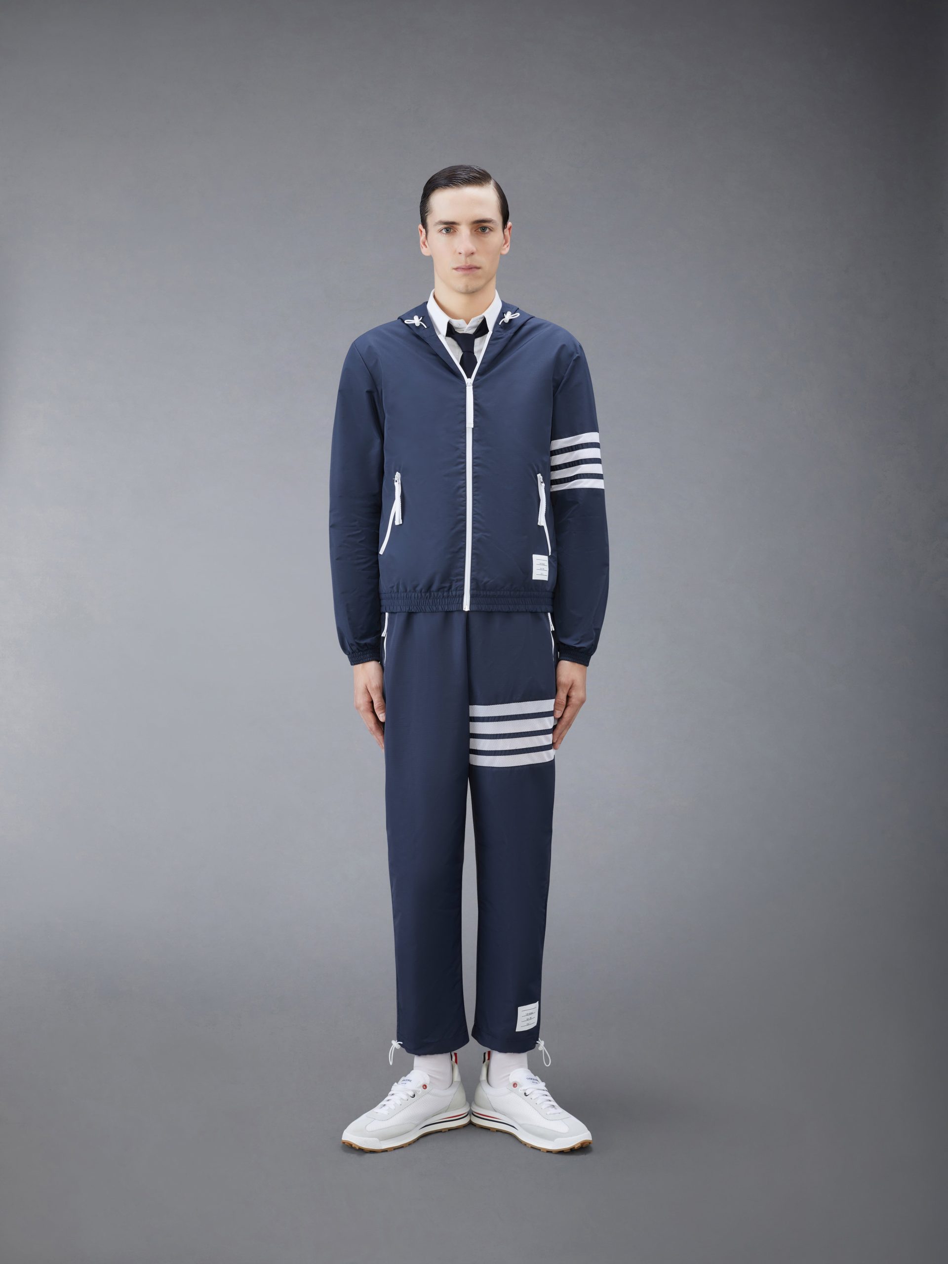 RIPSTOP MESH 4-BAR HOODED JACKET - Image 2