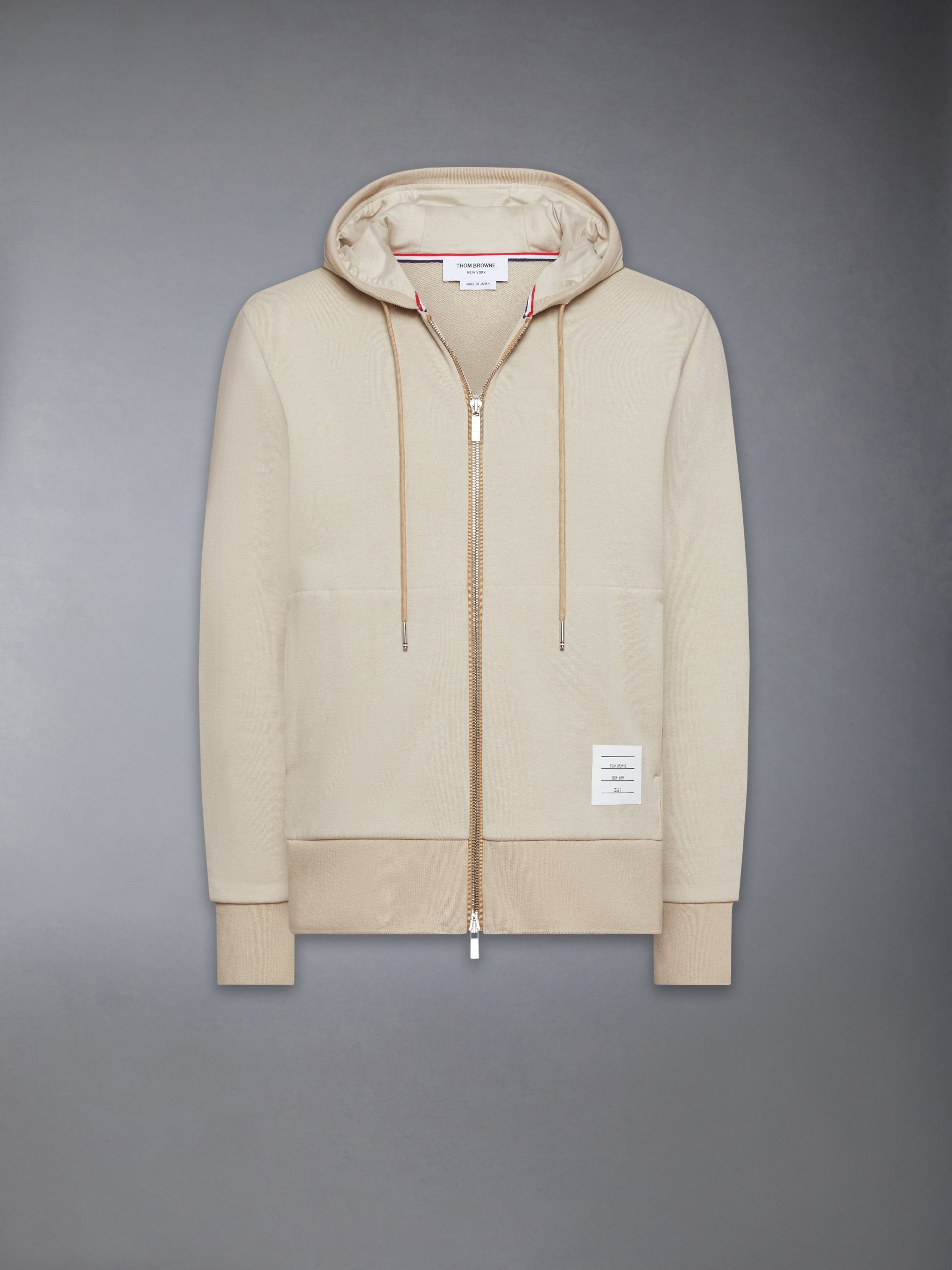LOOPBACK JERSEY 4-BAR ZIP UP HOODIE - Image 6