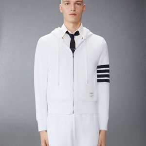 CLASSIC LOOPBACK 4-BAR ZIP UP HOODIE