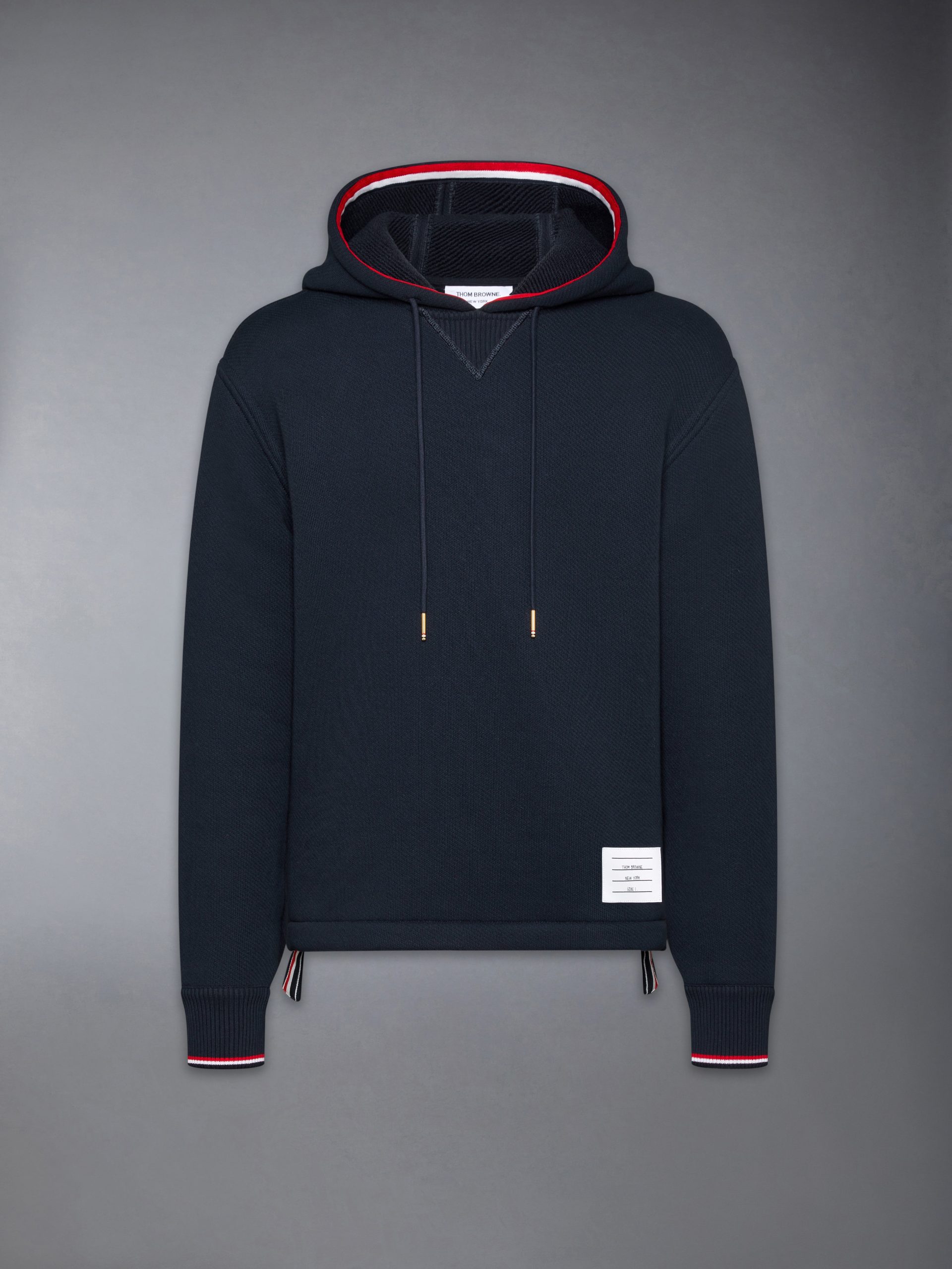 LOOPBACK OVERSIZED RWB STRIPE HOODIE - Image 7