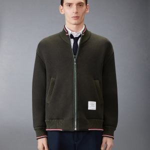 LOOPBACK OVERSIZED RWB STRIPE JACKET