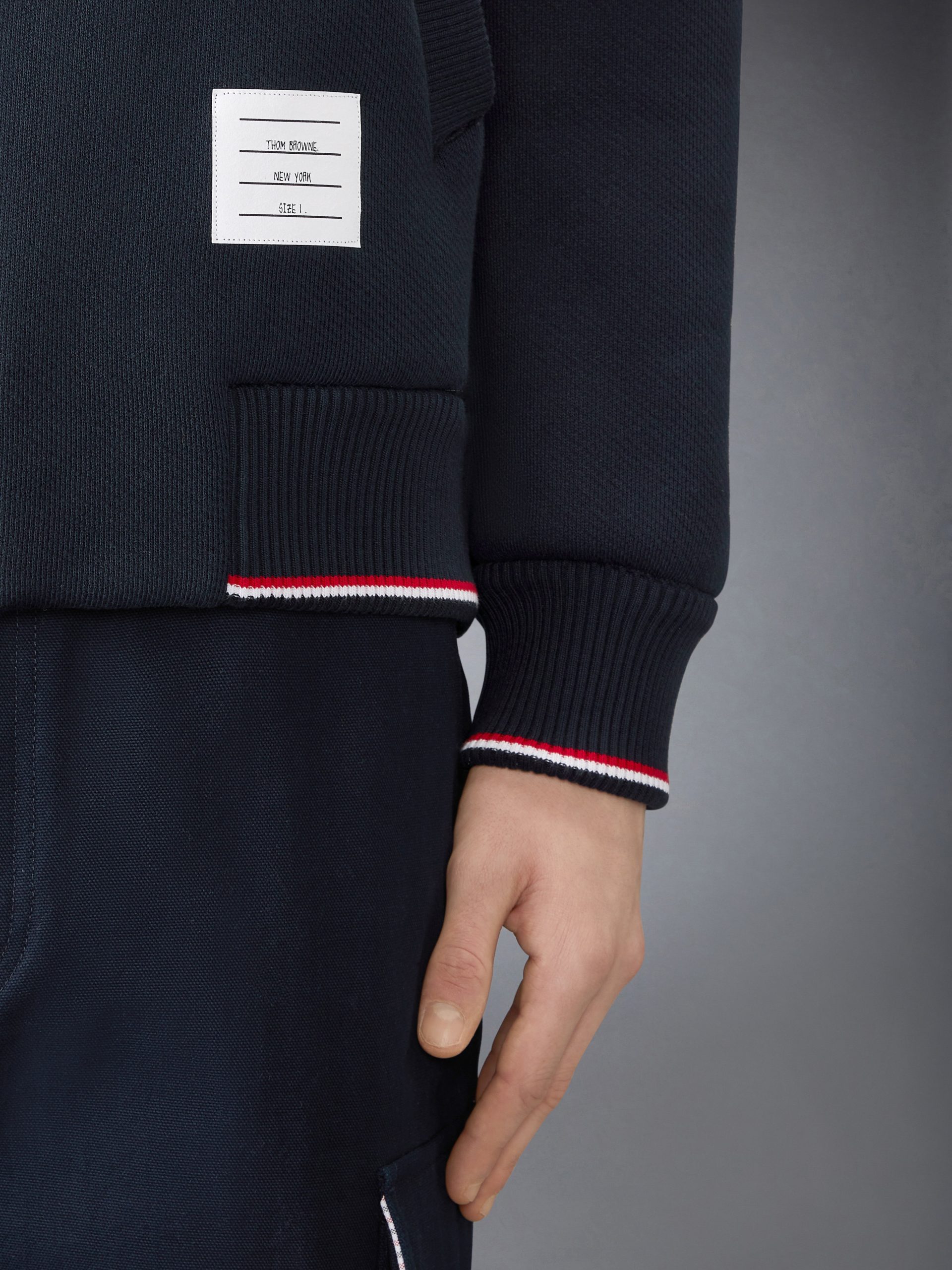 LOOPBACK OVERSIZED RWB STRIPE JACKET - Image 4