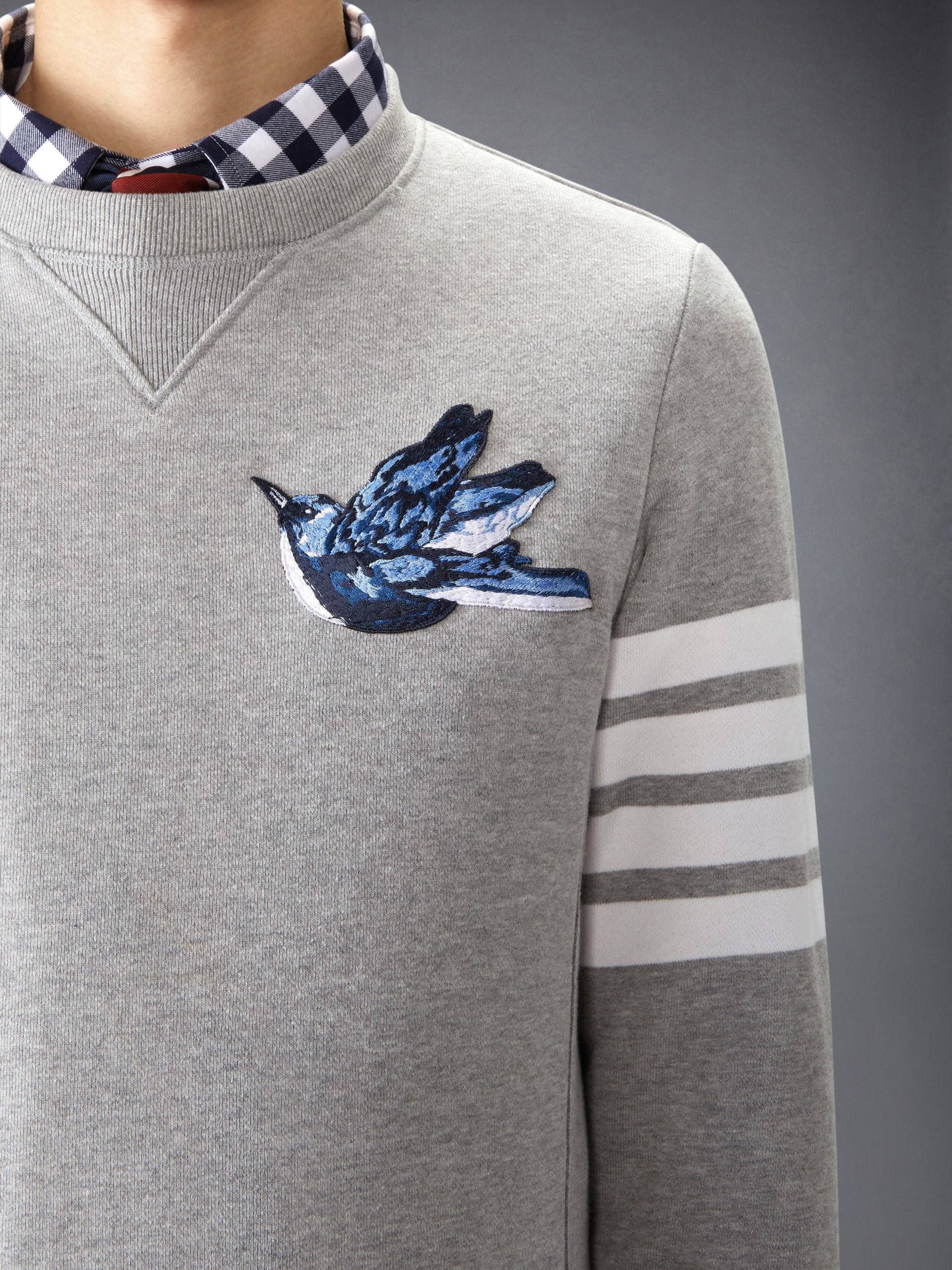 LOOPBACK BIRD PATCHES 4-BAR SWEATSHIRT - Image 6