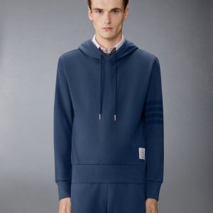 SOLID LOOPBACK 4-BAR HOODIE
