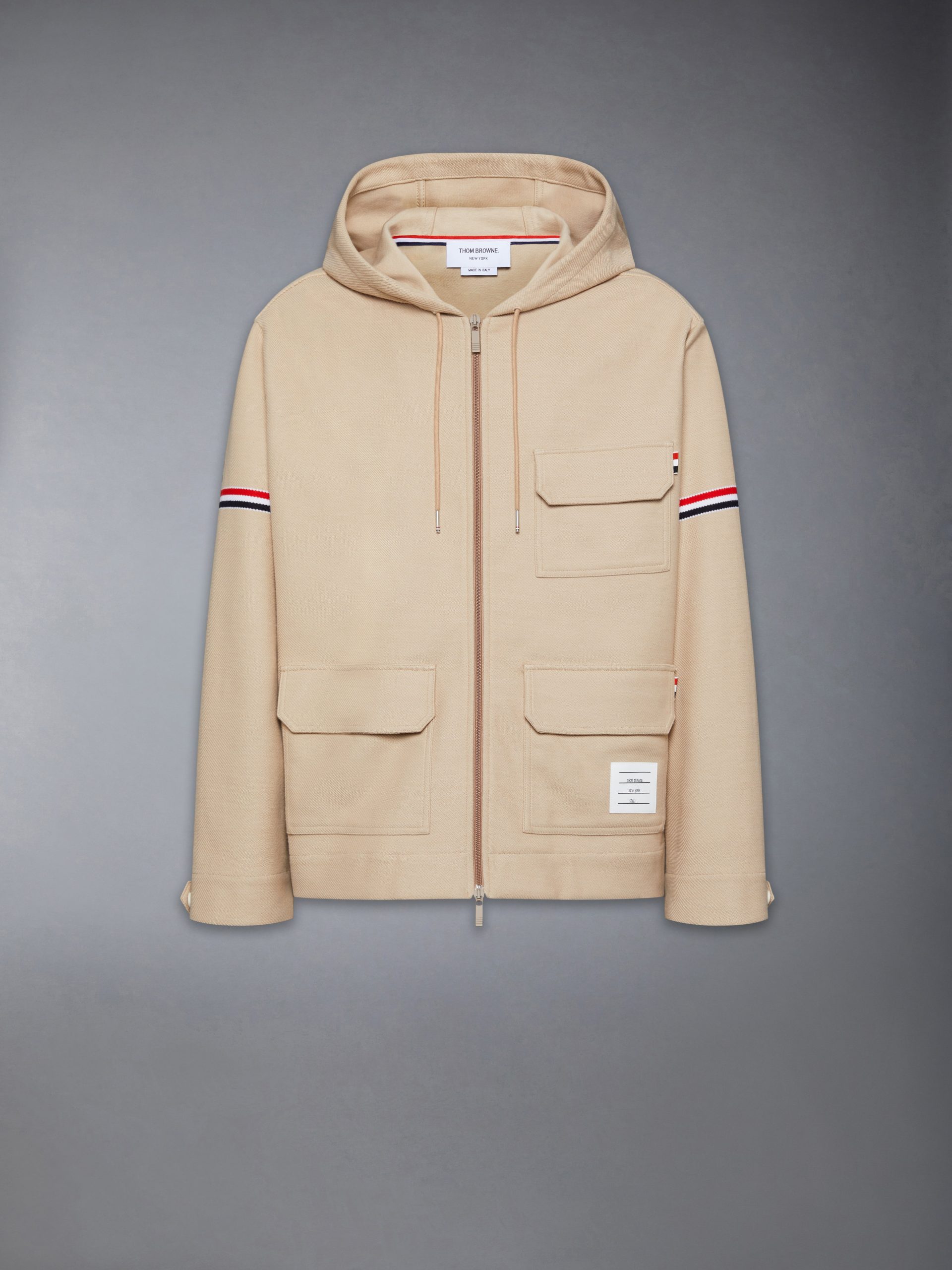 DOUBLE FACE TECH TWILL OVERSIZED ARMBAND PARKA - Image 7