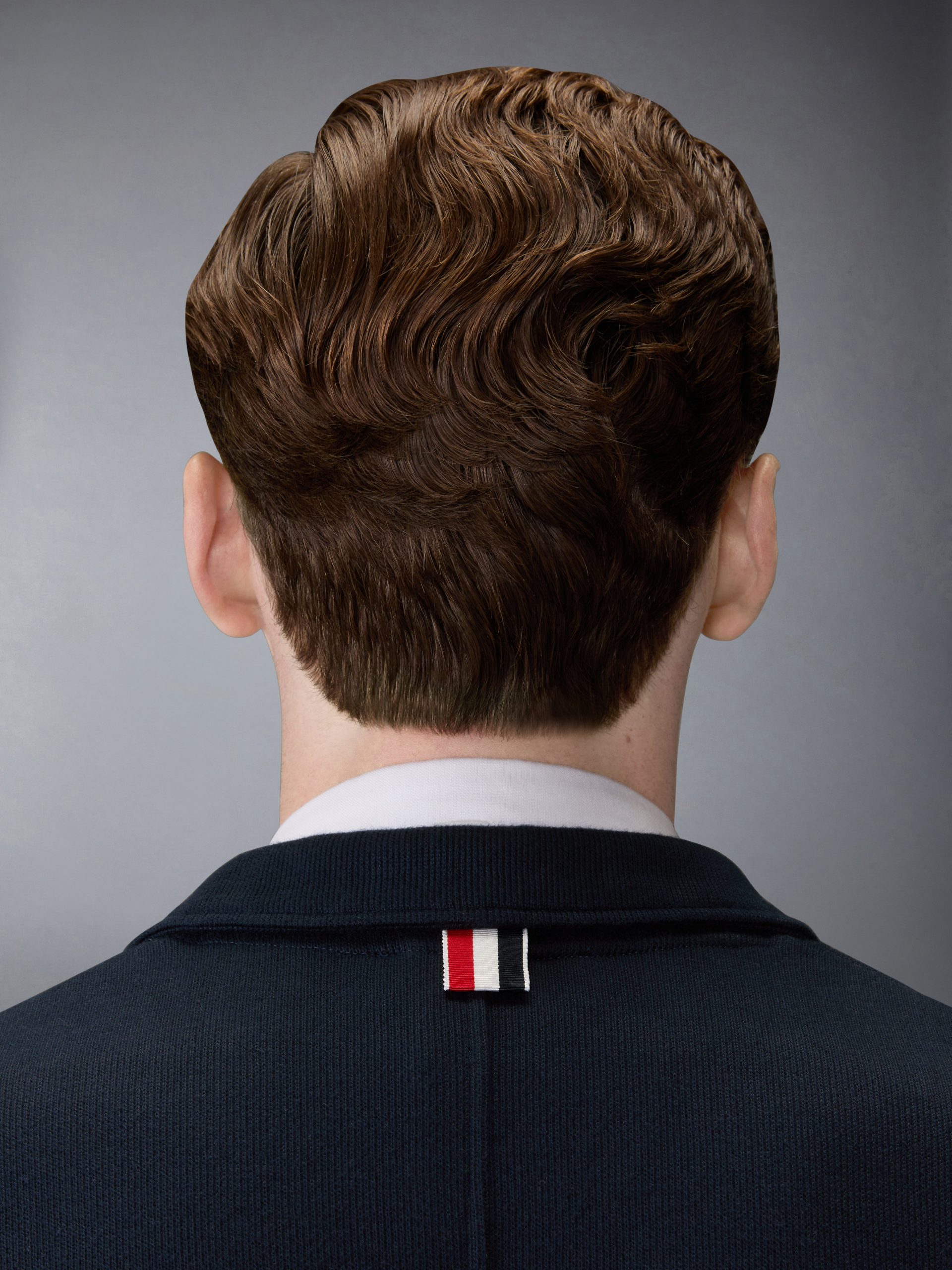 DOUBLE FACE KNIT 4-BAR SACK JACKET - Image 4