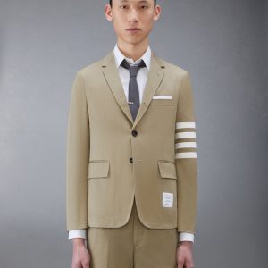 COTTON TWILL 4-BAR UNCONSTRUCTED CLASSIC SPORT COAT