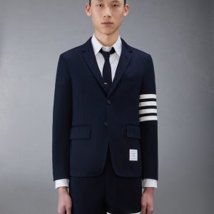 COTTON TWILL 4-BAR UNCONSTRUCTED CLASSIC SPORT COAT