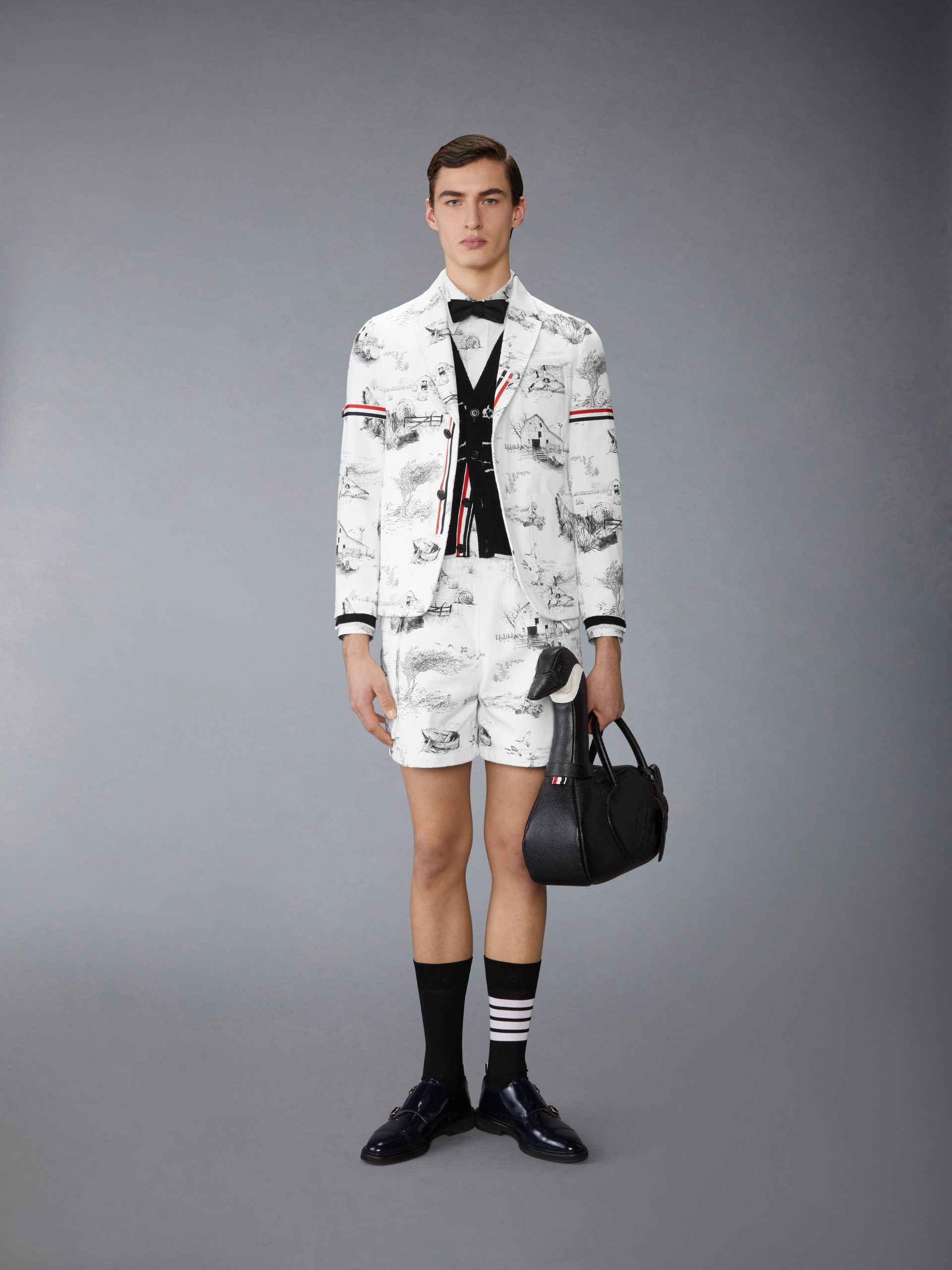 SCENIC TOILE COTTON CANVAS UNCONSTRUCTED SPORTCOAT - Image 3