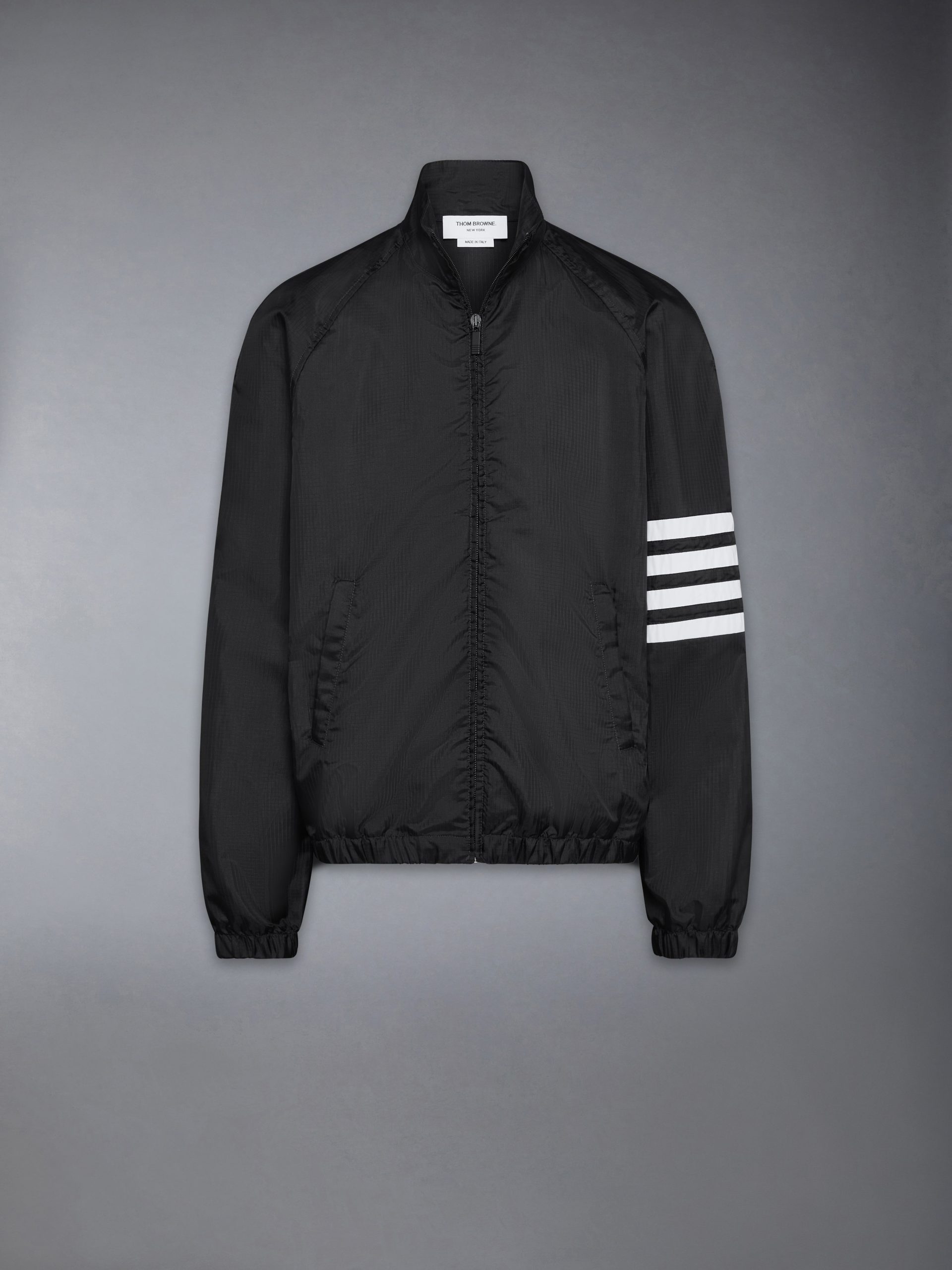 SHINY RIPSTOP RAGLAN 4-BAR TRACK JACKET - Image 7