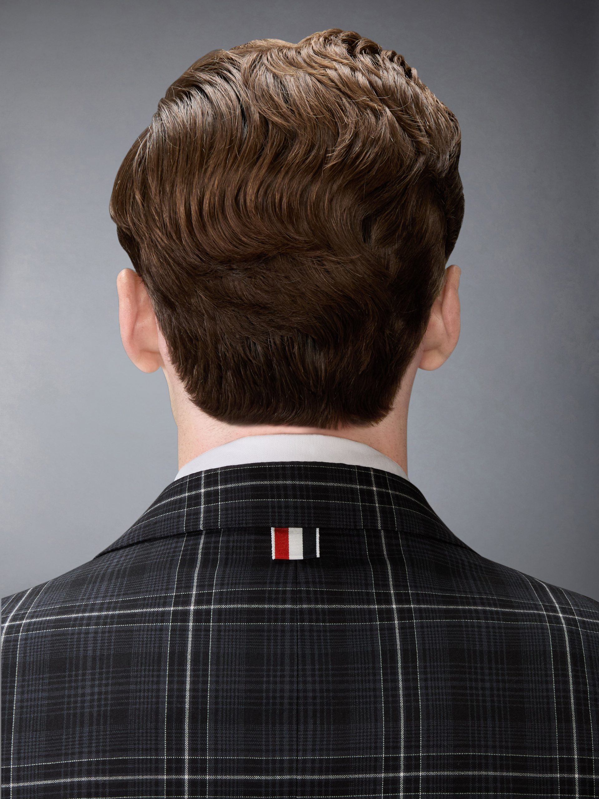 WINDOWPANE PLAID COOL WOOL UNCONSTRUCTED SPORTCOAT - Image 5