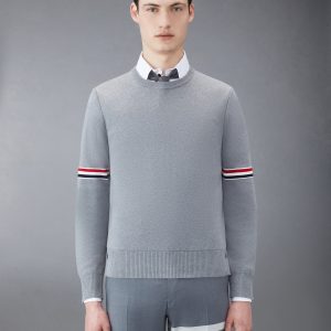 COTTON MILANO STITCH STRIPE PULLOVER