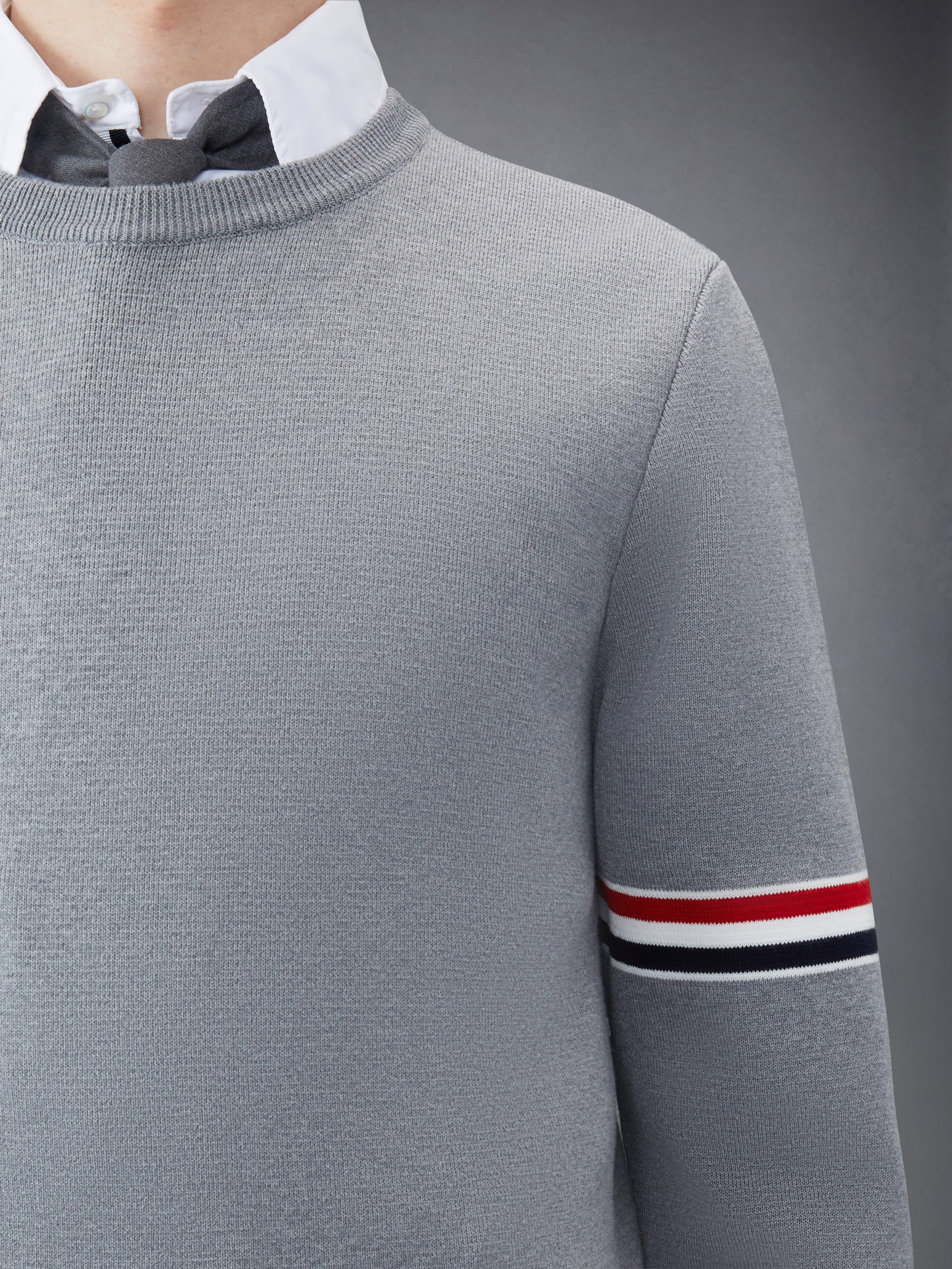 COTTON MILANO STITCH STRIPE PULLOVER - Image 6