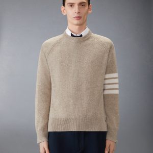 SHETLAND WOOL 4-BAR RELAXED FIT PULLOVER