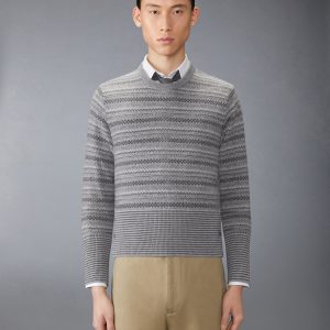 FAIRISLE JACQUARD CASHMERE PULLOVER