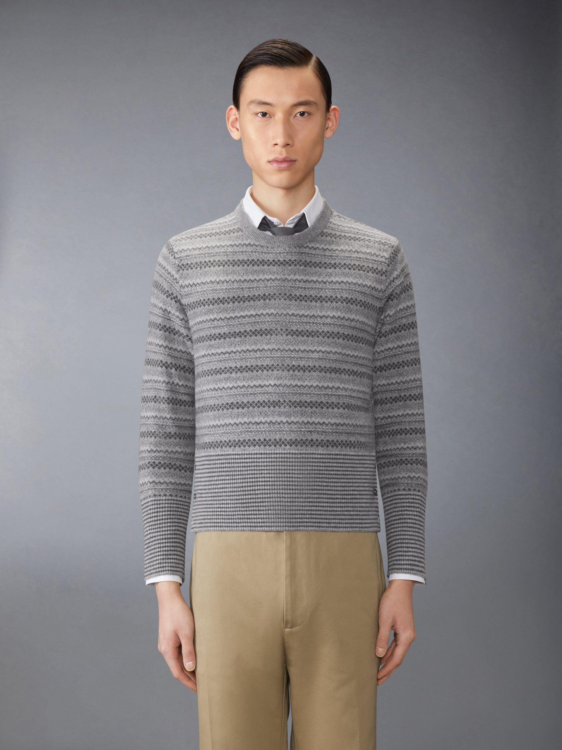 FAIRISLE JACQUARD CASHMERE PULLOVER