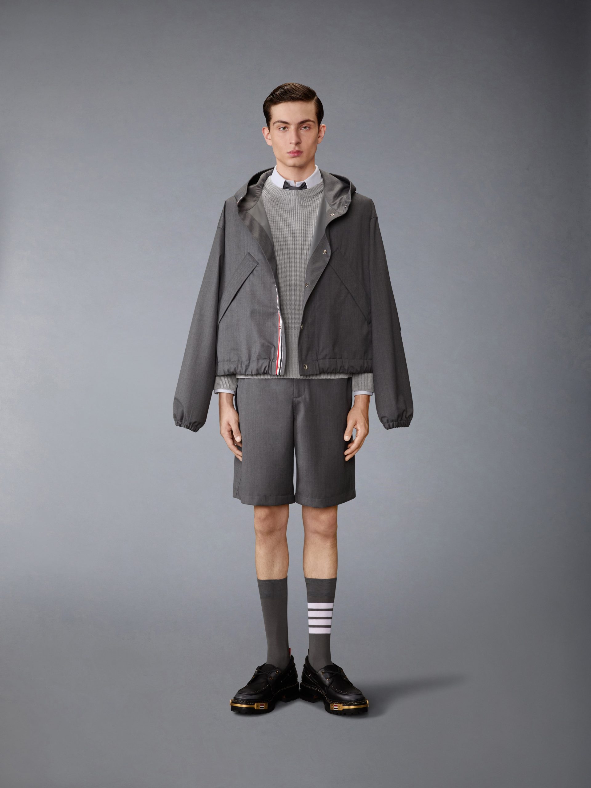 COTTON CARDIGAN STITCH 4-BAR PULLOVER - Image 4