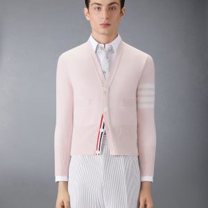 CLASSIC CASHMERE 4-BAR V-NECK CARDIGAN